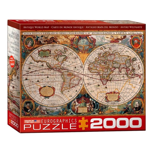 Antique World Map Puzzle 2000 Pieces (EUR81997)