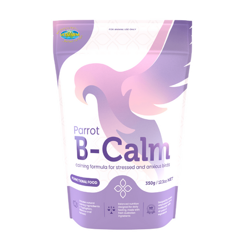 Vetafarm Parrot B-Calm Calming Formula for Stressed & Anxious Birds 350g