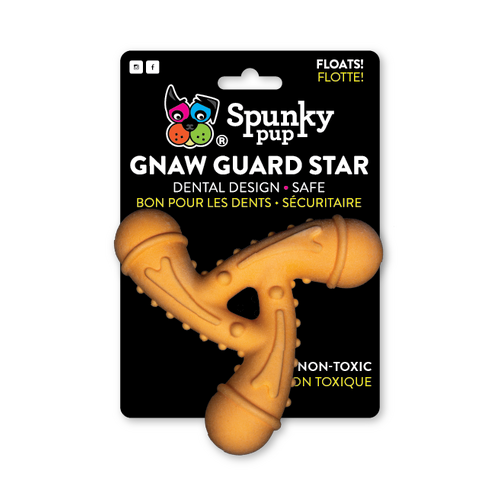 Spunky Pup Gnaw Guard Star Interactive Play Pet Dog Toy