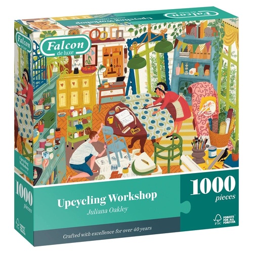 Falcon De Luxe Upcycling Workshop Jigsaw Puzzle 1000 Pieces