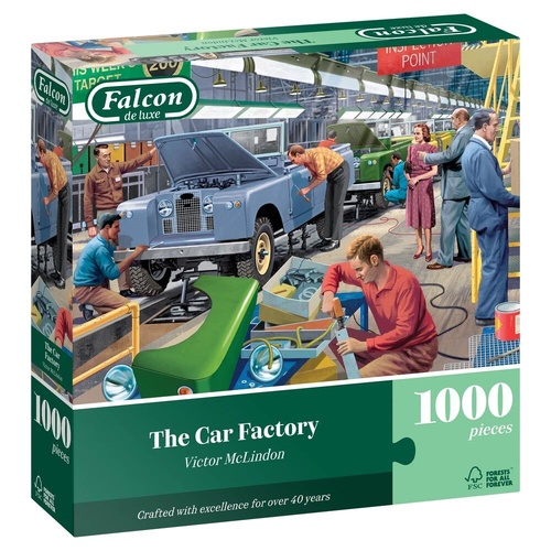 Falcon De Luxe The Car Factory Jigsaw Puzzle 1000 Pieces
