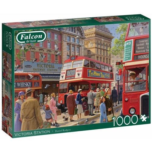 Falcon De Luxe Victoria Station Jigsaw Puzzle 1000 Pieces