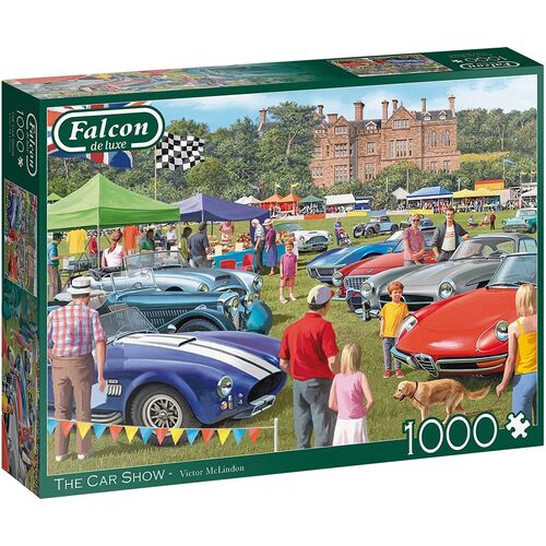 Falcon De Luxe The Car Show Jigsaw Puzzle 1000 Pieces (FAL11298)