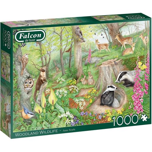 Falcon De Luxe Woodland Wildlife Jigsaw Puzzle 1000 Pieces (FAL11322)