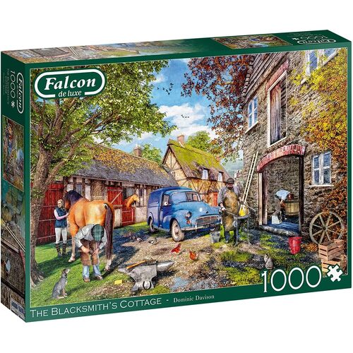 Falcon De Luxe The Blacksmiths Cottage Jigsaw Puzzle 1000pcs (FAL11333)