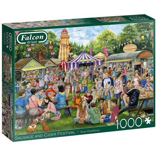 Falcon De Luxe Sausage & Cider Festival Jigsaw Puzzle 1000pcs (FAL11337)