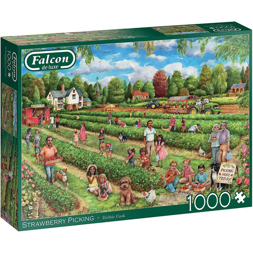 Falcon De Luxe Strawberry Picking Jigsaw Puzzle 1000 Pieces (FAL11340)