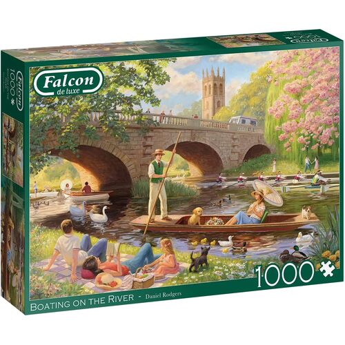 Falcon De Luxe Boating on the River Jigsaw Puzzle 1000 Pieces (FAL11348)