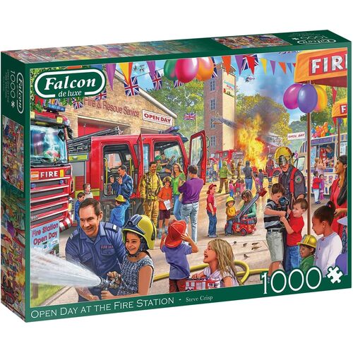Falcon De Luxe Open Day at the Fire Station Jigsaw Puzzle 1000pcs (FAL11351)