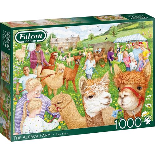 Falcon De Luxe The Alpaca Farm Jigsaw Puzzle 1000 Pieces (FAL11374)