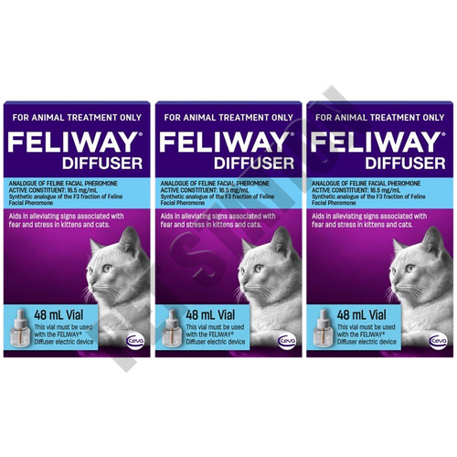 Feliway 48mL Diffuser Refill 3 Pack