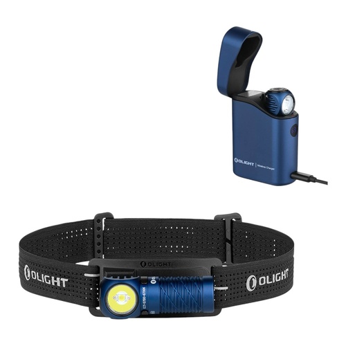 Olight Perun 3 Mini White & Red Beam Torch with Case Rechargeable LED Headlamp