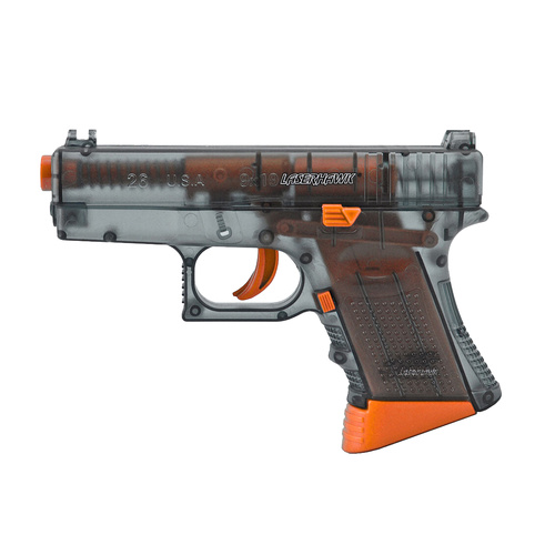 Laserhawk Manual Pistol Gel Blaster with Orange Inner Framework (GB-1982)