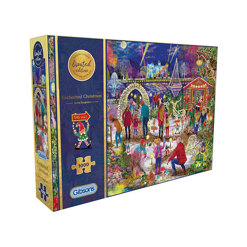 Gibsons Enchanted Christmas Limited Edition Jigsaw Puzzle 1000pcs (GIB020243)