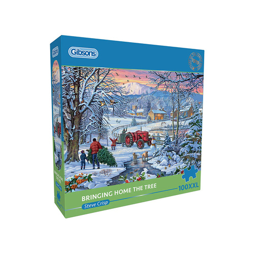 Gibsons Bringing Home the Tree Jigsaw Puzzle XXL 100 Pieces (GIB022339)