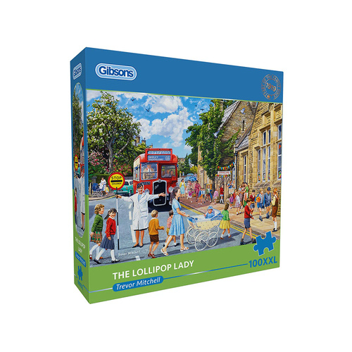 Gibsons The Lollipop Lady Jigsaw Puzzle XXL 100 Pieces (GIB022360)