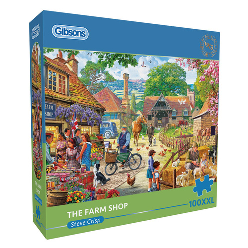 Gibsons The Farm Shop by Steve Crisp Jigsaw Puzzle XXL 100 Pieces