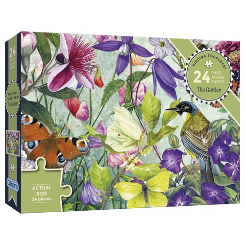 Gibsons Piecing Together Garden Jigsaw Puzzle 24 Pieces