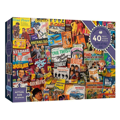 Gibsons Piecing Together 60s Spirit Jigsaw Puzzle 40 Pieces (GIB022629)