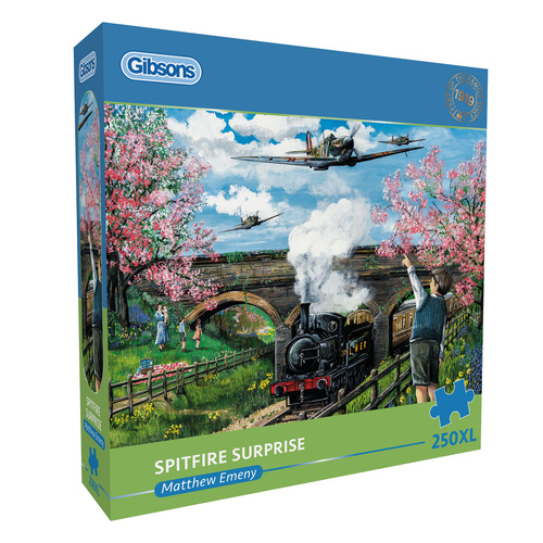 Gibsons Spitfire Surprise by Matthew Emeny Jigsaw Puzzle XL 250 Pieces