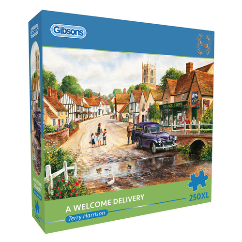 Gibsons A Welcome Delivery by Terry Harrison Jigsaw Puzzle XL 250 Pieces