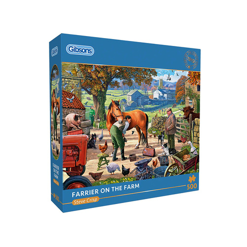 Gibsons Farrier on the Farm Jigsaw Puzzle 500 Pieces (GIB031546)