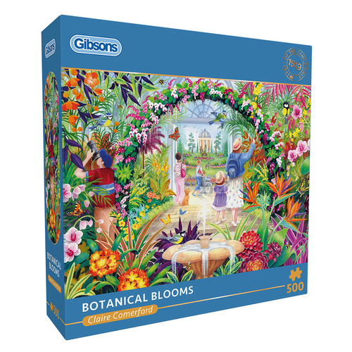 Gibsons Botanical Blooms Jigsaw Puzzle 500 Pieces