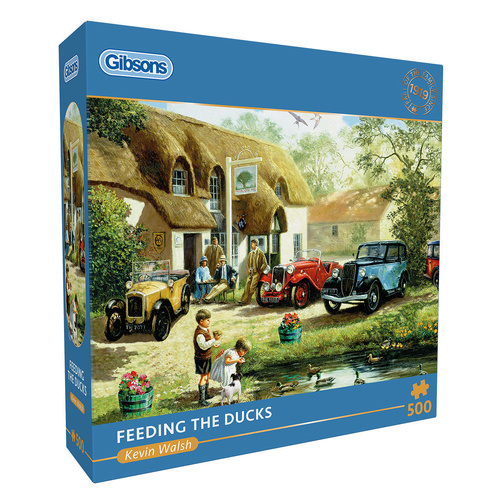Gibsons Feeding the Ducks Jigsaw Puzzle 500 Pieces
