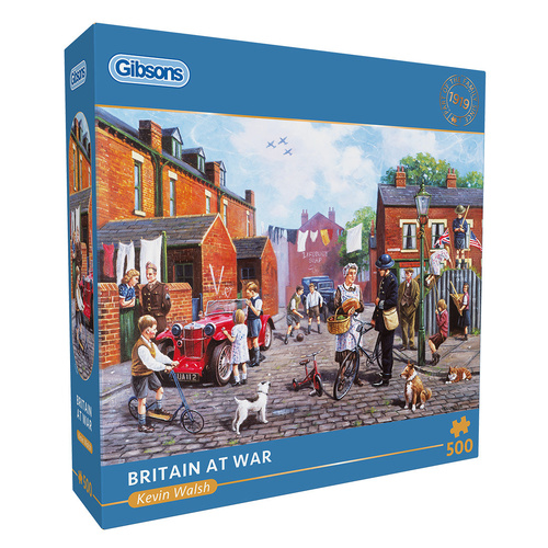 Gibsons Britain at War by Kevin Walsh Jigsaw Puzzle 500 Pieces