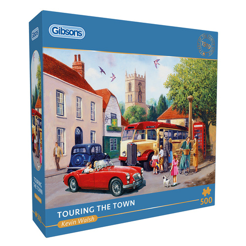 Gibsons Touring the Town Jigsaw Puzzle 500 Pieces