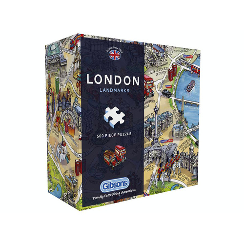 Gibsons Londons Landmarks Jigsaw Puzzle 500 Pieces (GIB034028)