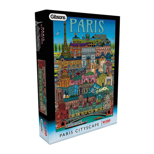 Gibsons Paris Cityscape Jigsaw Puzzle 500 Pieces
