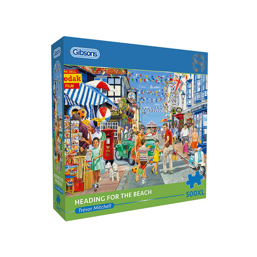 Gibsons Heading for the Beach Jigsaw Puzzle XL 500 Pieces (GIB035599)