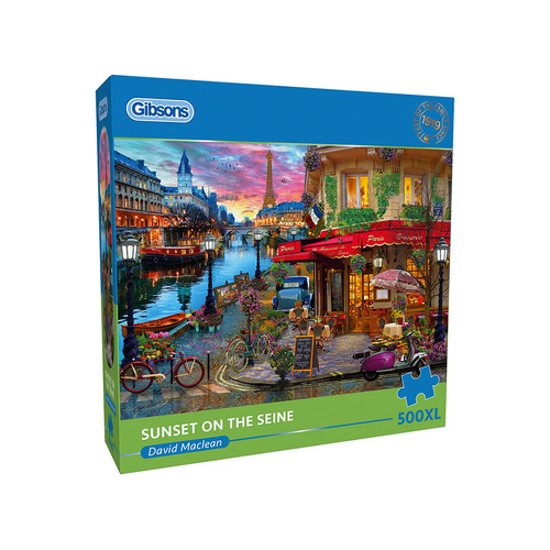 Gibsons Sunset on the Seine Jigsaw Puzzle XL 500 Pieces (GIB035612)