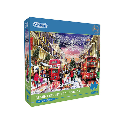 Gibsons Regent Street at Christmas Jigsaw Puzzle XL 500 Pieces (GIB035636)