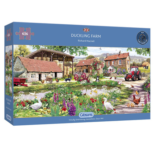 Duckling Farm Jigsaw Puzzles 636 Pieces (GIB040487)