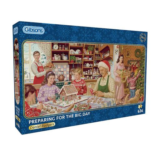 Gibsons Preparing for the Big Day Jigsaw Puzzle 636 Pieces (GIB040623)