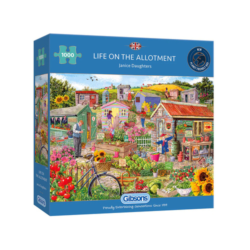 Gibsons Life on the Allotment Jigsaw Puzzle 1000 Pieces (GIB063349)