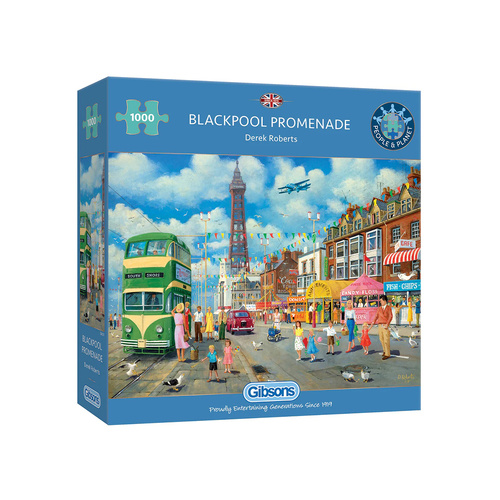 Gibsons Blackpool Promenade Jigsaw Puzzle 1000 Pieces (GIB063516)
