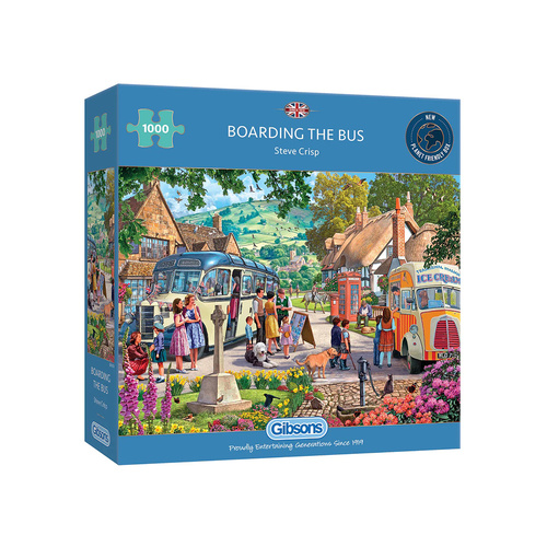 Gibsons Boarding the Bus Jigsaw Puzzle 1000 Pieces (GIB063530)
