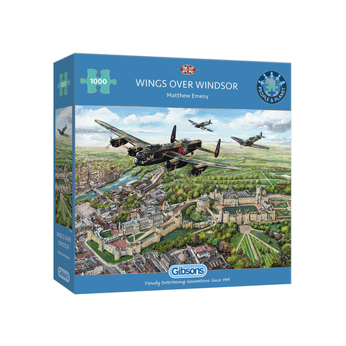 Gibsons Wings Over Windsor Jigsaw Puzzle 1000 Pieces (GIB063561)