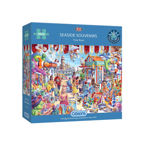 Gibsons Seaside Souvenirs Jigsaw Puzzle 1000 Pieces (GIB063585)
