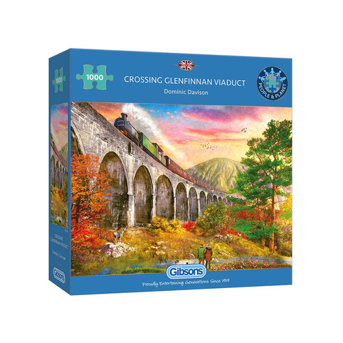 Gibsons Crossing Glenfinnan Viaduct Jigsaw Puzzle 1000 Pieces (GIB063653)