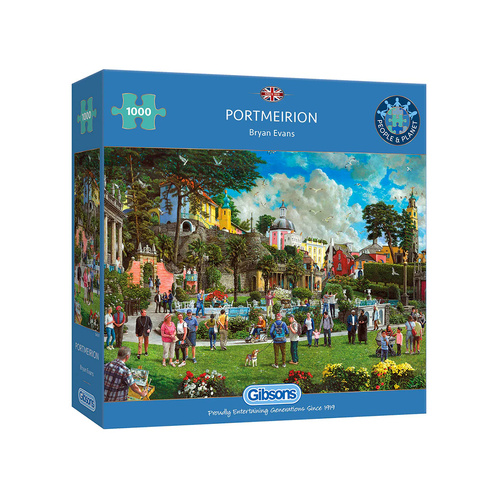 Gibsons Portmeirion Adult Jigsaw Puzzle 1000 Pieces (GIB063677)
