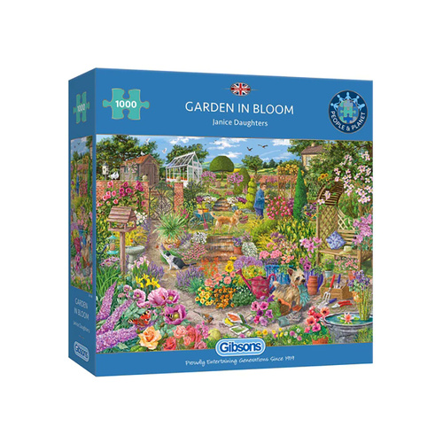 Gibsons Garden in Bloom Jigsaw Puzzle 1000 Pieces (GIB063684)