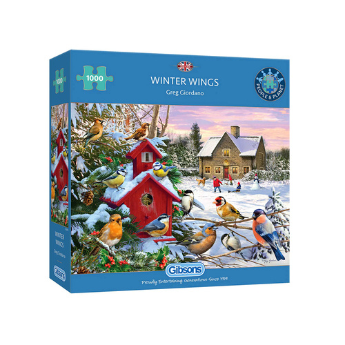 Gibsons Winter Wings Adult Jigsaw Puzzle 1000 Pieces (GIB063769)