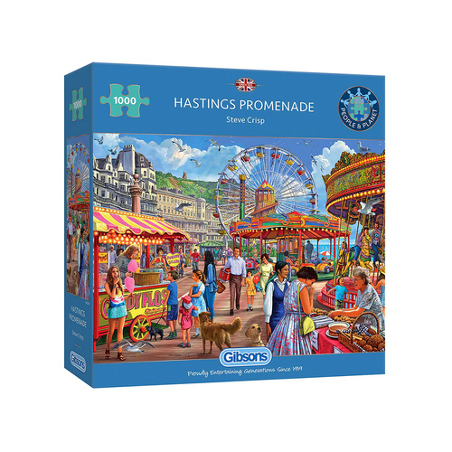 Gibsons Hastings Promenade Jigsaw Puzzle 1000 Pieces (GIB063806)