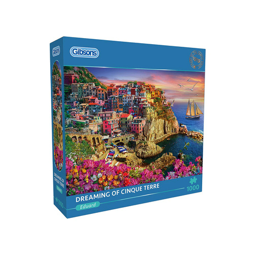 Gibsons Dreaming of Cinque Terre Jigsaw Puzzle 1000 Pieces (GIB063837)