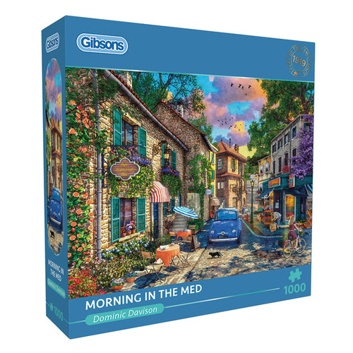 Gibsons Morning in the Med Jigsaw Puzzle 1000 Pieces