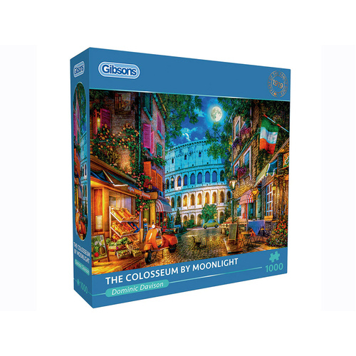 Gibsons Colosseum by Moonlight Jigsaw Puzzle 1000 Pieces (GIB063882)